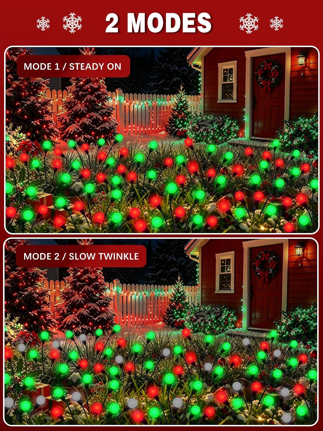 Solar Firefly Lights for Outdo - Lighting Christmas Decor 评论和价格