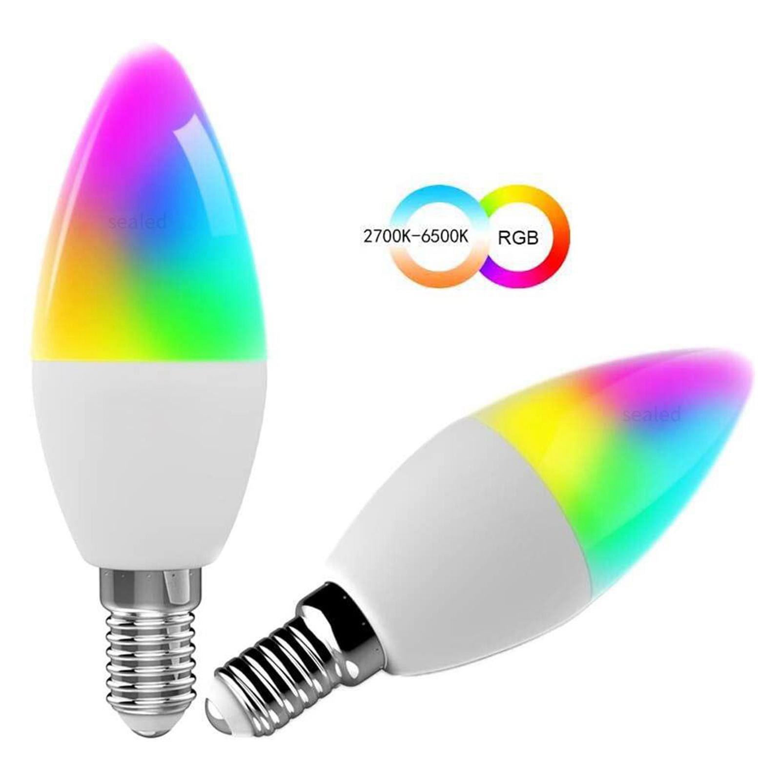 Smart Dimmable RGB CW LED Bulb - Lighting Decor Bedroom 评论和价格
