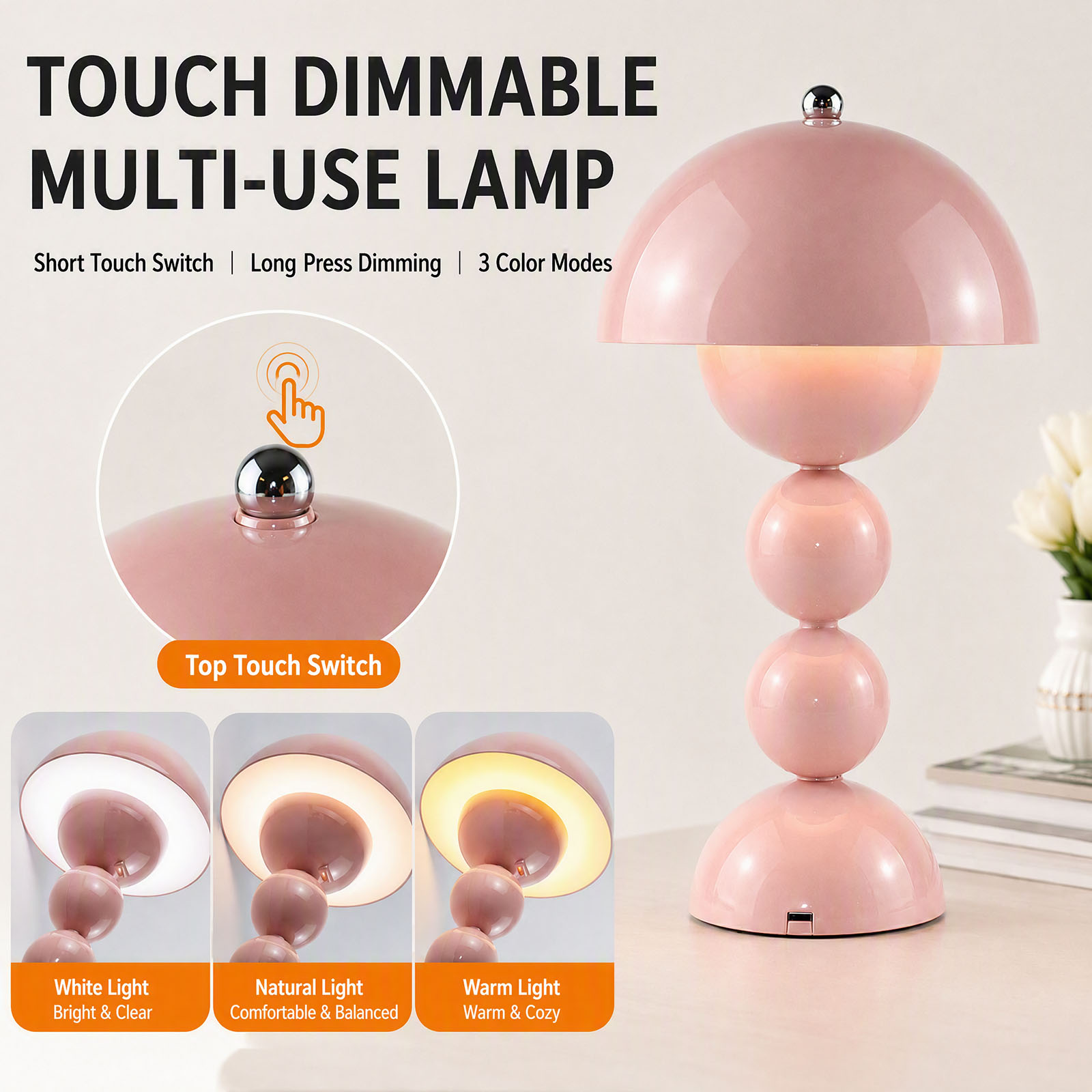 Vintage Mushroom Table Lamp US - Decor Lighting Lamps 评论和价格