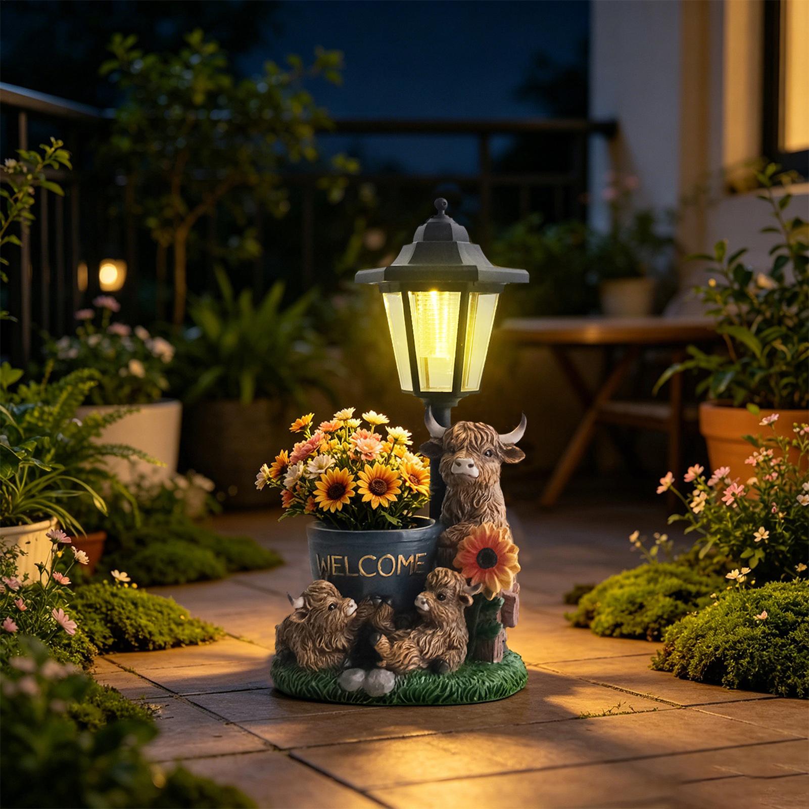 Solar Garden Animals Decorativ - Up Lighting Decor 评论和价格