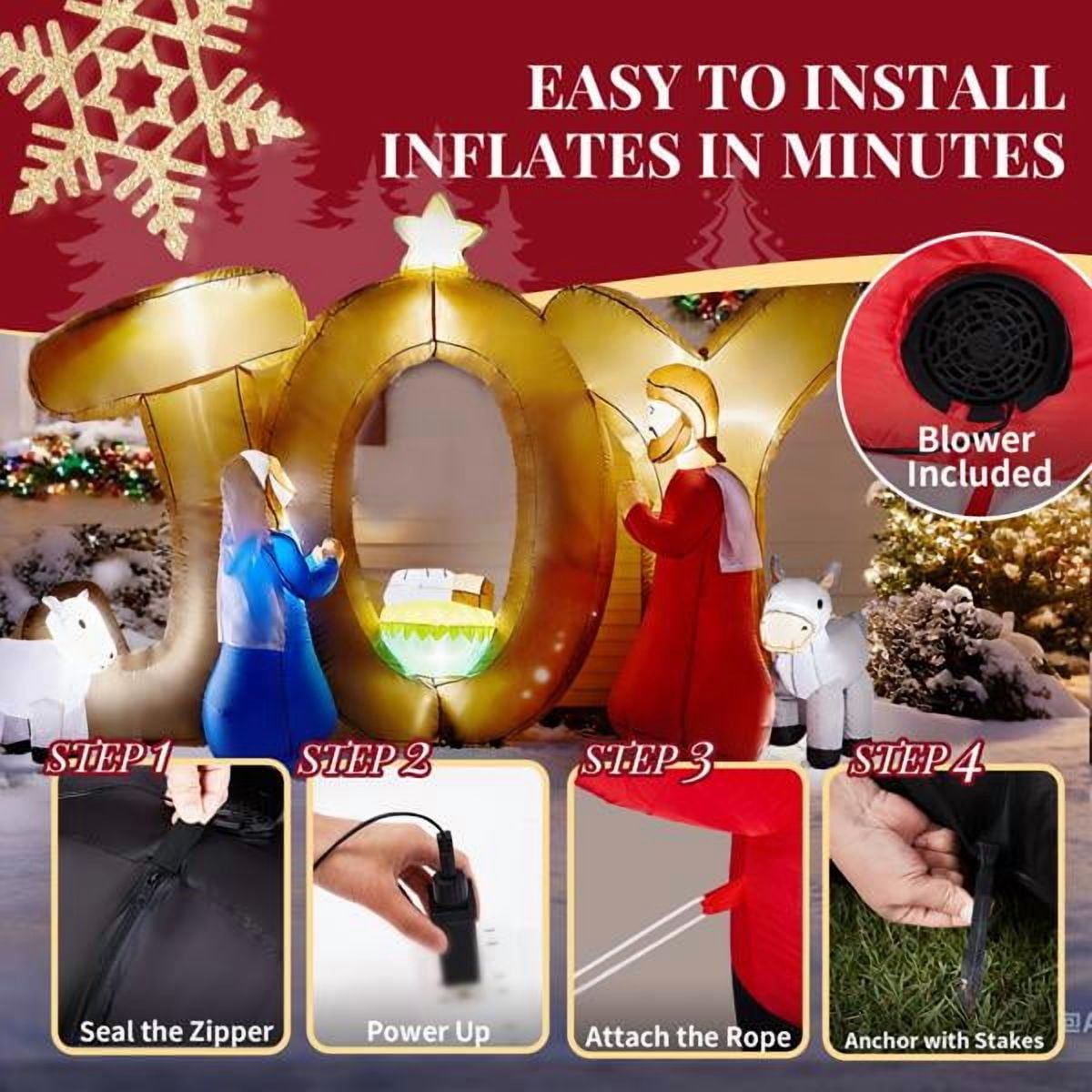 Christmas Inflatable Decoratio - Decor Timeless Lighting 评论和价格