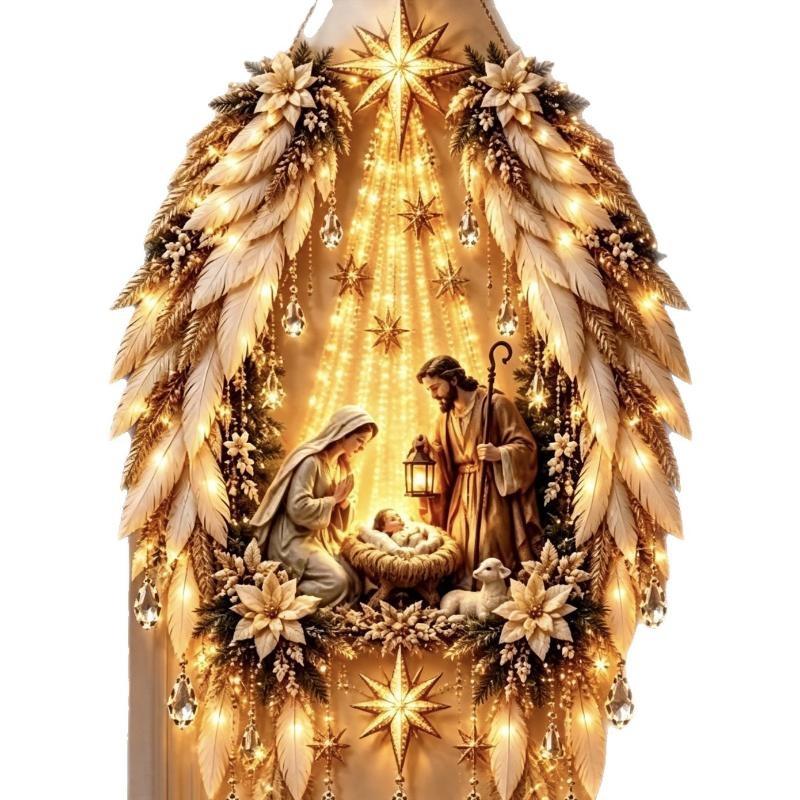 Bethlehem Star LED Wall Hangin - Lighting Christmas Decor 评论和价格